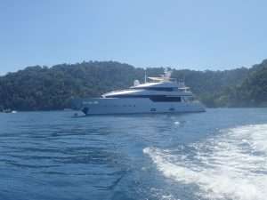 Luxury yacht in Phuket
