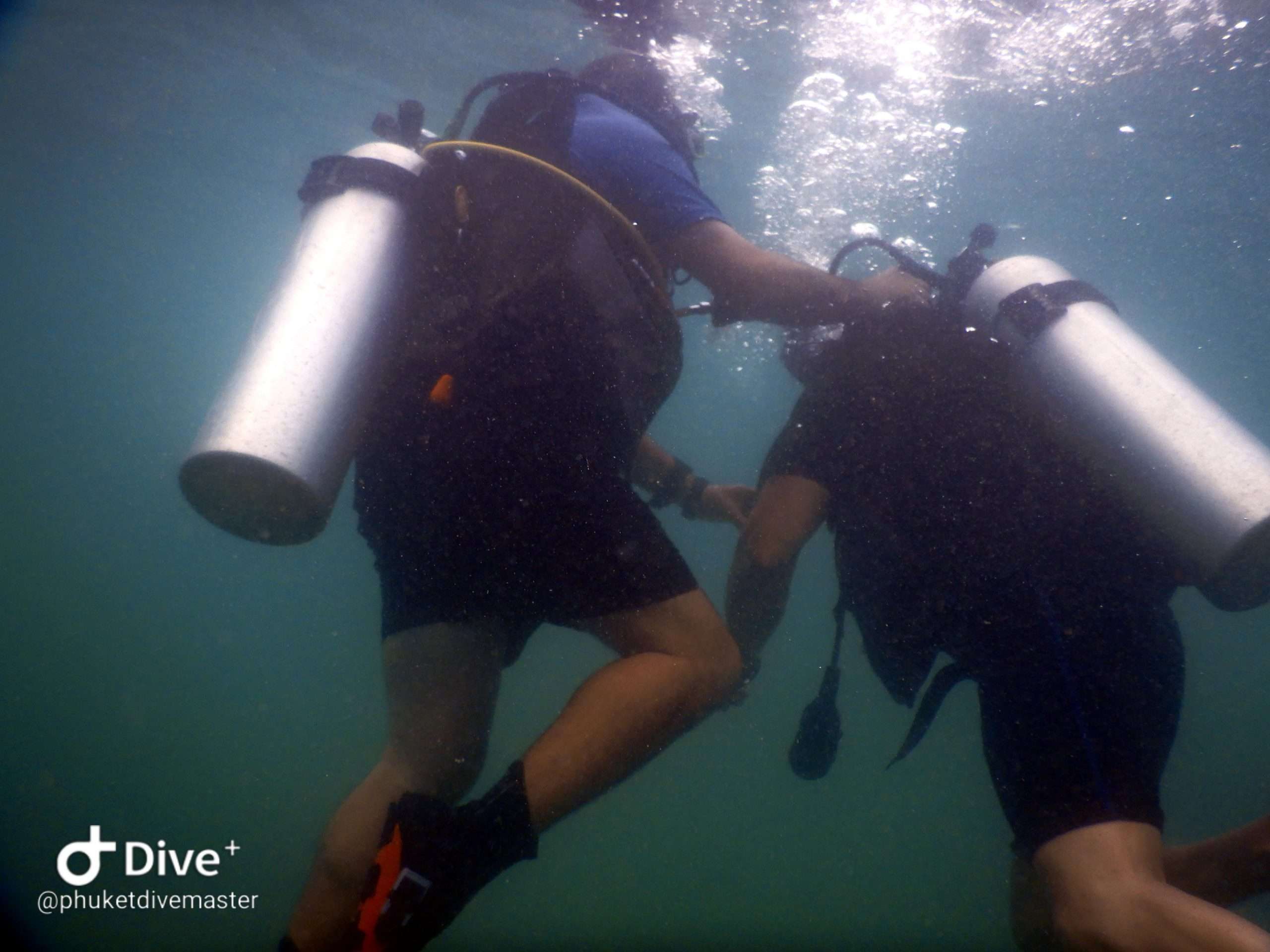 SSI Rescue Diver towing drill in Phuket