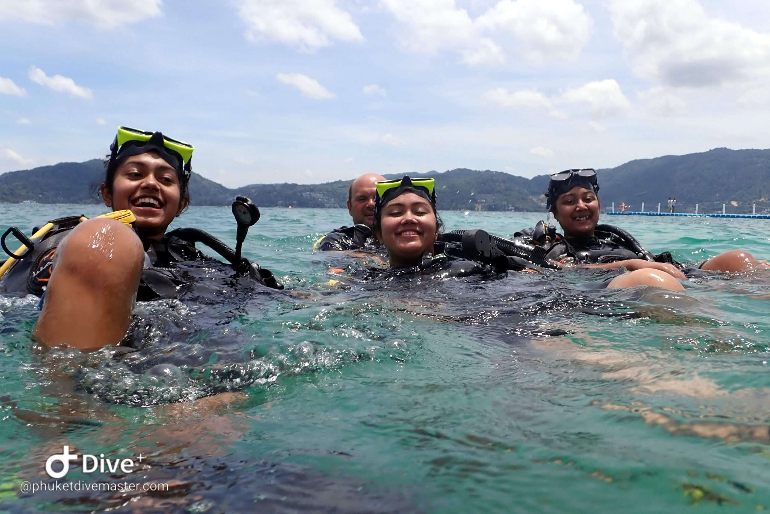 Rescue diver practicing stress management